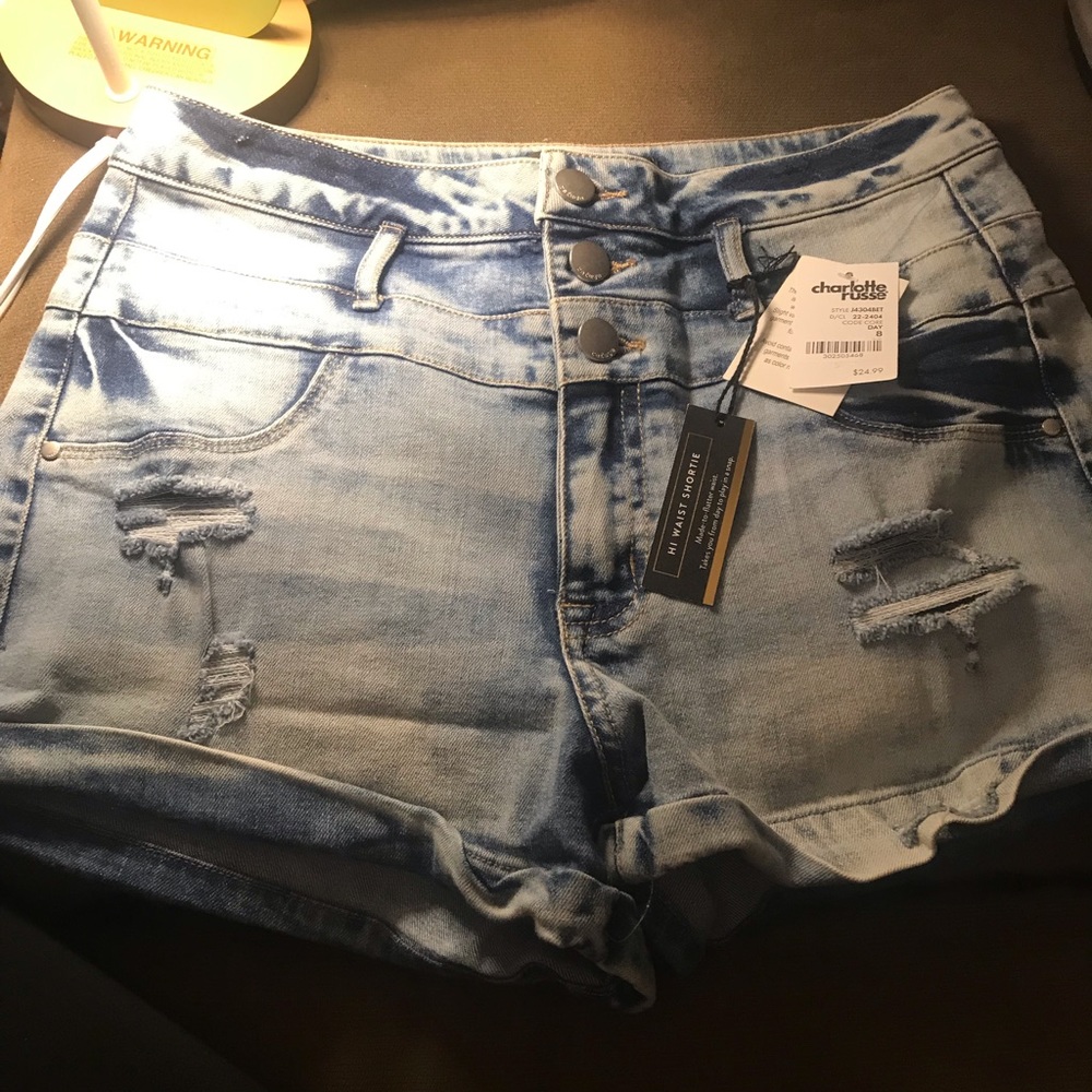 New Hi Waist Shortie Shorts From Charlotte Russe